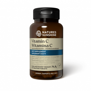 Vitamina C cu bioflavonoide (60 tablete) NSP, ref. 1635/1635